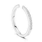 Round Cut Open Claw Diamond Engagement Ring