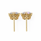 Round Cut Lab Diamond Stud Earring