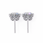 Round Cut Lab Diamond Stud Earring