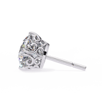 Round Cut Lab Diamond Stud Earring