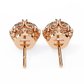 Round Cut Lab Diamond Stud Earring