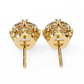 Round Cut Lab Diamond Stud Earring