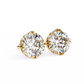 Round Cut Lab Diamond Stud Earring