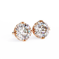 Round Cut Lab Diamond Stud Earring