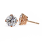 Round Cut Lab Diamond Stud Earring
