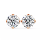 Round Cut Lab Diamond Stud Earring