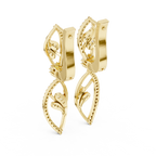 Round Cut Lab Grown Diamond Dangle Earrings