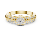 Bridal Set Round Diamond Wedding Ring