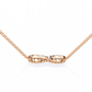 Round Cut Lab Diamond Infinity Shape Pendant