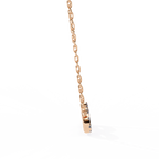 Round Cut Lab Diamond Infinity Shape Pendant