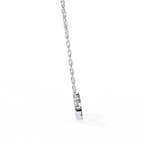 Round Cut Lab Diamond Infinity Shape Pendant