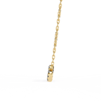 Round Cut Lab Diamond Infinity Shape Pendant