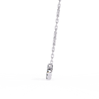 Round Cut Lab Diamond Infinity Shape Pendant