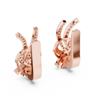 Luxury Round Cut Diamond Bridal Set Earrings