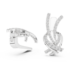 Luxury Round Cut Diamond Bridal Set Earrings