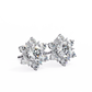 Round Cut Lab Diamond Flower Shape Diamond Earrings