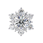 Round Cut Lab Diamond Flower Shape Diamond Earrings
