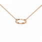 Round Cut Lab Diamond Circle Pendant
