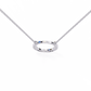 Round Cut Lab Diamond Circle Pendant