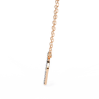 Round Cut Lab Diamond Circle Pendant