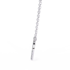 Round Cut Lab Diamond Circle Pendant