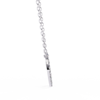 Round Cut Lab Diamond Circle Pendant