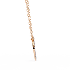 Round Cut Lab Diamond Circle Pendant