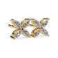 Marquise Cut Lab Diamond Floral Stud Earrings