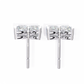 Marquise Cut Lab Diamond Floral Stud Earrings