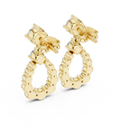 Lab Diamond Round Cut Fancy Drop Earrings