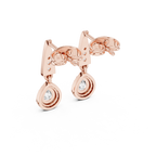 Pear Cut Lab Diamond Classic Dangle Earrings