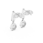 Pear Cut Lab Diamond Classic Dangle Earrings