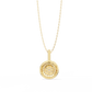 Round Cut Lab Diamond Halo Pendant
