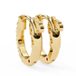 Round Cut Lab Diamond Hoop Earrings