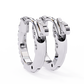 Round Cut Lab Diamond Hoop Earrings