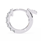 Round Cut Lab Diamond Hoop Earrings