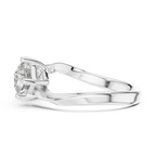 Modern Princess Cut Two Stone Engagement Ring