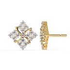 Round Cut Lab Diamond Stud Earrings