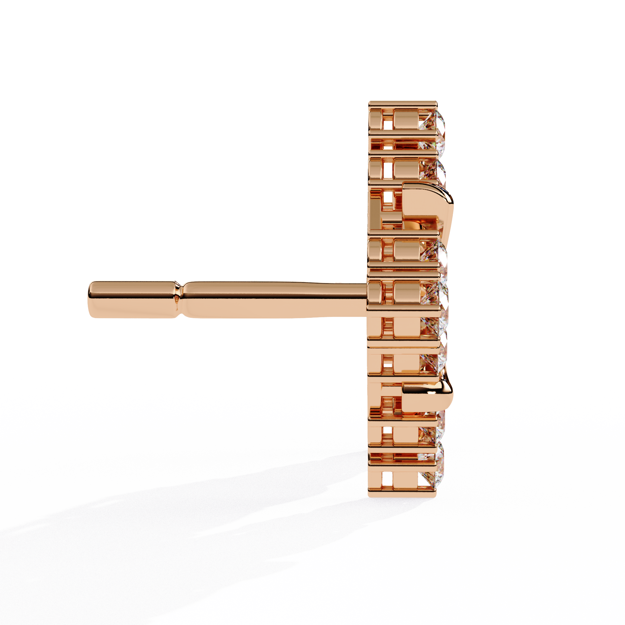 Round Cut Lab Diamond Stud Earrings