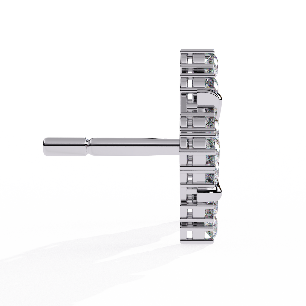 Round Cut Lab Diamond Stud Earrings