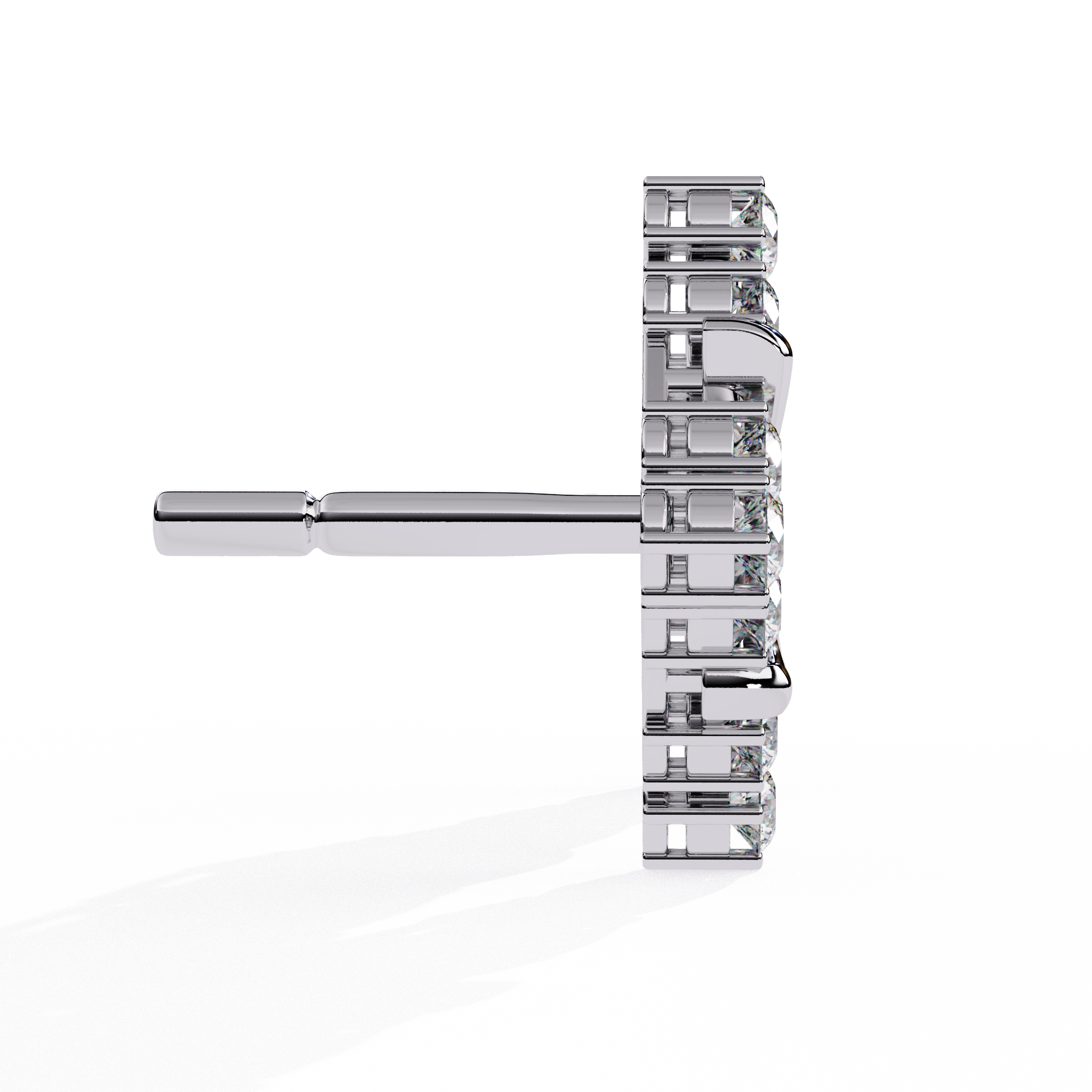 Round Cut Lab Diamond Stud Earrings