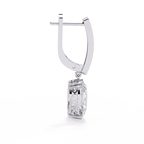 Oval Cut Lab grown Diamond Drop Earrings