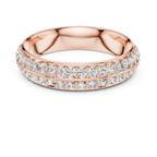 Classic Round Diamond Pave Set Wedding Band