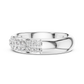 Classic Round Diamond Pave Set Wedding Band