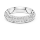Classic Round Diamond Pave Set Wedding Band