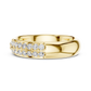 Classic Round Diamond Pave Set Wedding Band