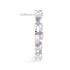 Round Cut Bezel Set Lab Diamond Earrings