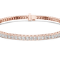 Princesss Shape Lab Diamond Tennis Bracelet
