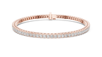 Princesss Shape Lab Diamond Tennis Bracelet