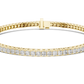 Princesss Shape Lab Diamond Tennis Bracelet
